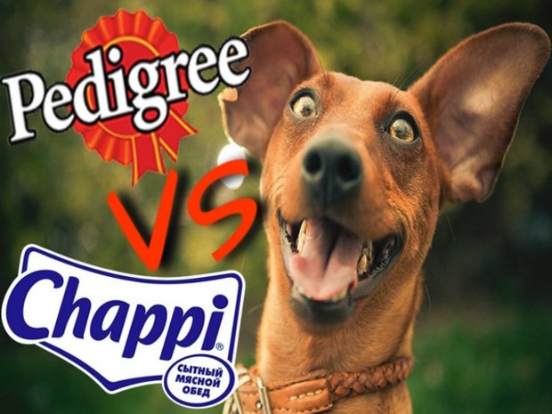 Консервы для собак «Pedigree» и »Chappi»