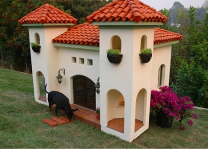 красивый домик для собаки