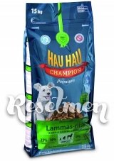 Hau-Hau Champion Lamb & Rice - Сухой корм для собак с ягненком 15 кг