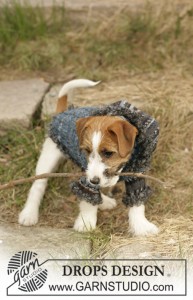 вязаный свитер для собаки