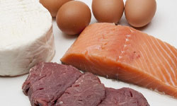 Жиры содержатся в мясе, рыбе, яйцах и необходимы прежде всего как источник энергии
