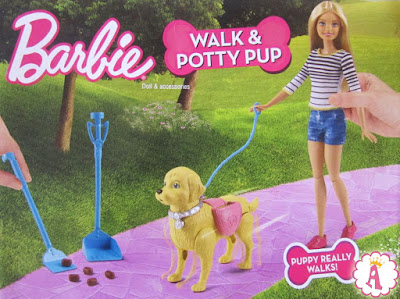 Новый набор с куклой Барби и какающей собачкой