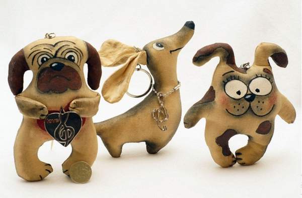 Новогодняя игрушка собака своими руками — 30 фото оригинальных щенков