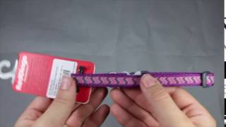 Ошейники для собак светоотражающий Purple Collar 12 мм