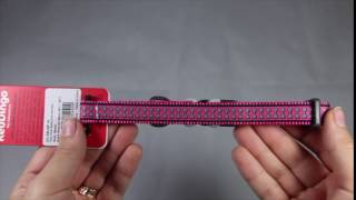 Ошейник для собак светоотражающий Hot Pink Collar 15 мм