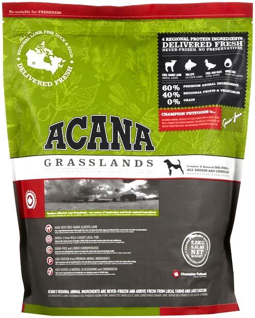 Acana Grassland Dogs сухой корм Акана для собак с ягненком