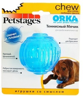 Petstages Игрушка для собак Petstages "ОРКА теннисный мяч" 6 см e031ddf6-37ff-11e0-3890-001517e97967.jpg